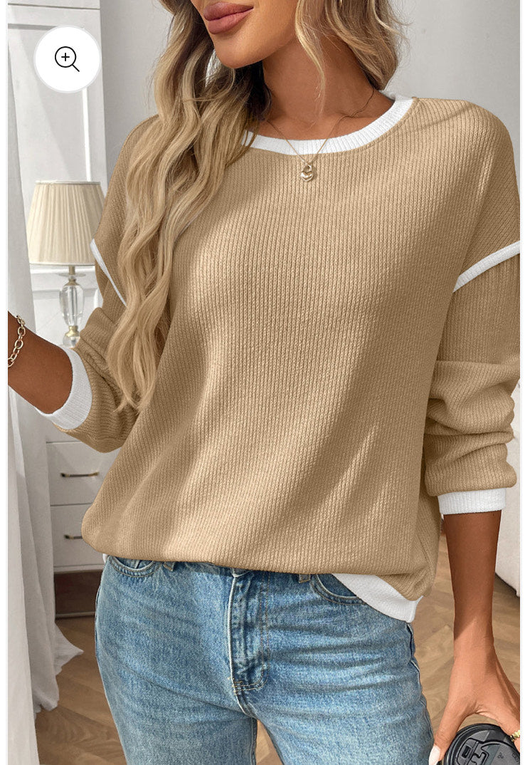 Crewneck Knit Long Sleeve