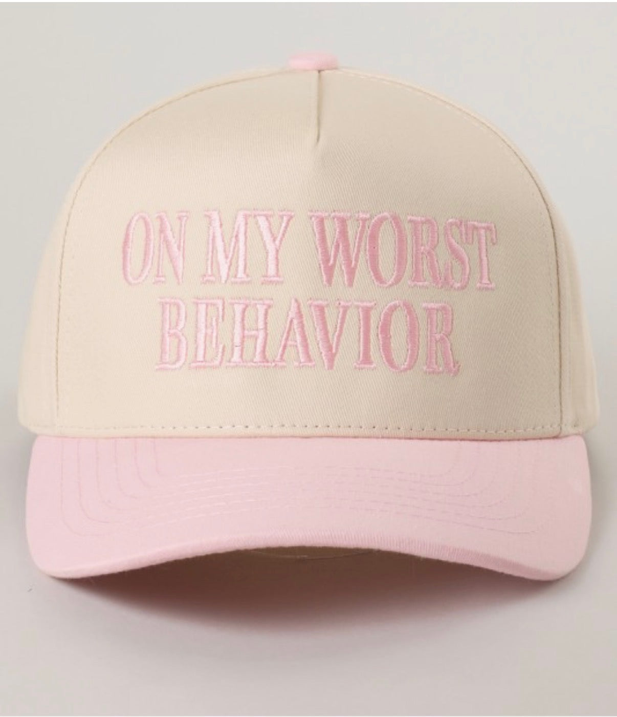 "On My Worst Behavior" Hat