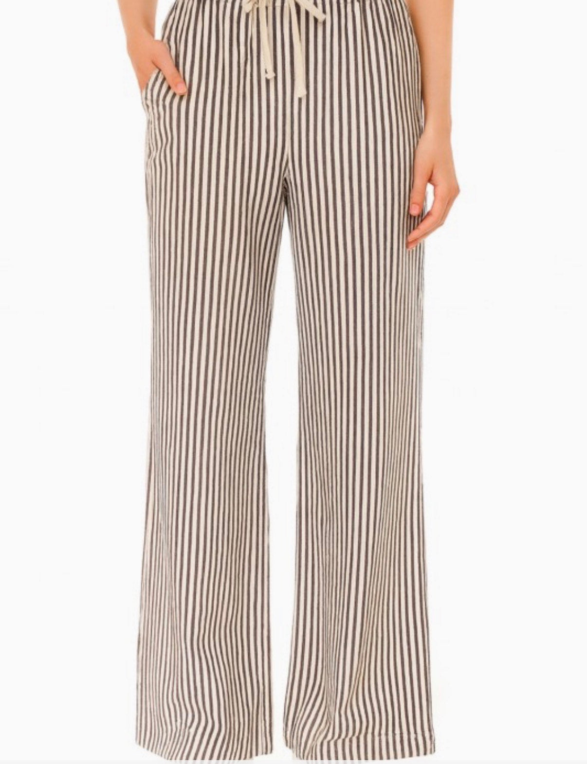 Stripe Straight Leg Pants