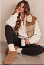Aspen Color-Block Puffer Vest