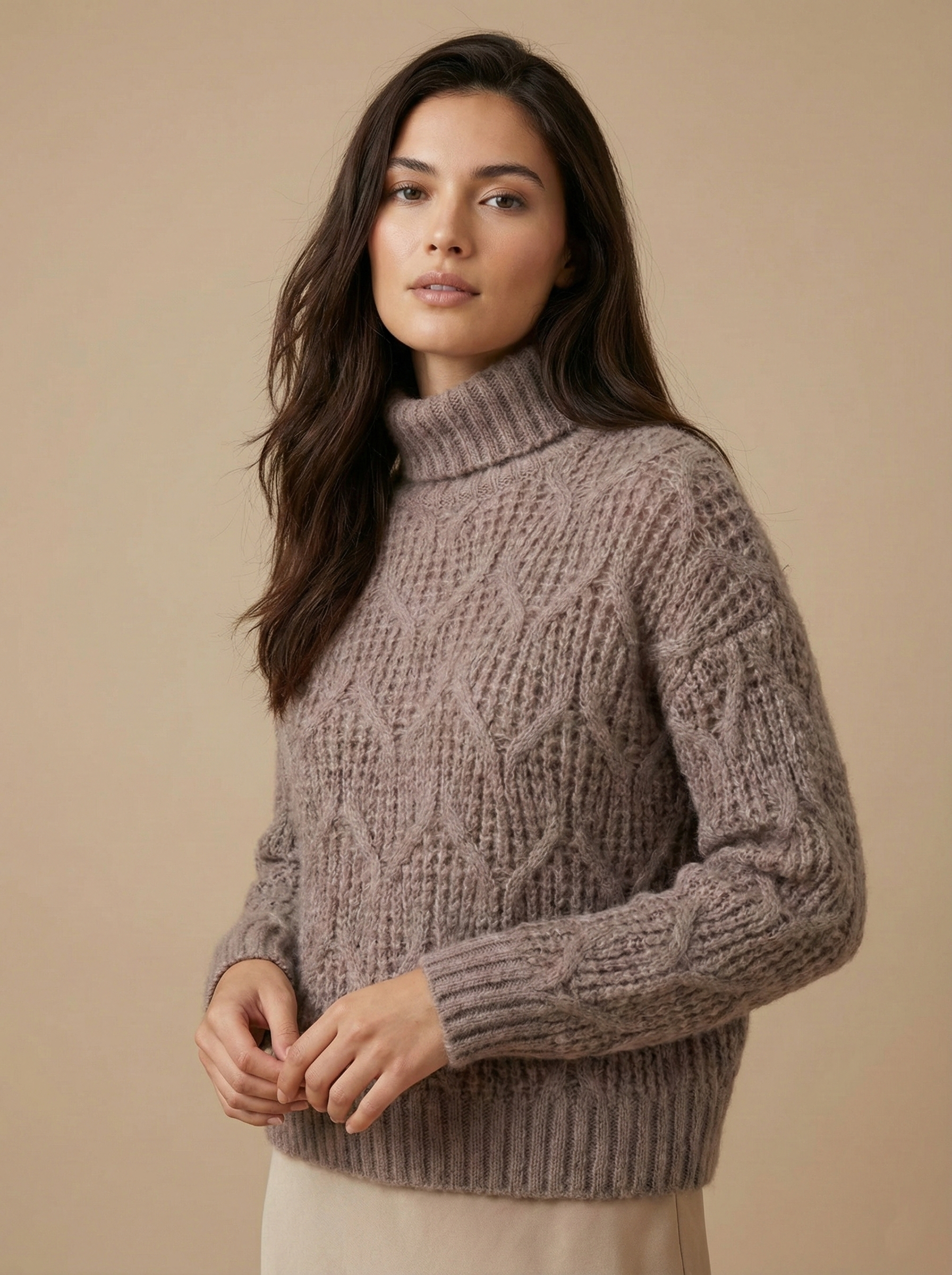 Chunky Knit Turtleneck